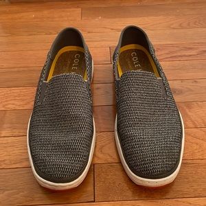 Cole Haan Cloudfeel Slip on Loafers in grey, size 10